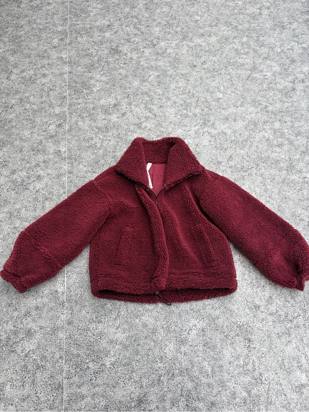 Lululemon Athletica Women's Burgundy Sherpa Puffer Jacket